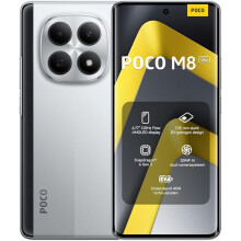 (8GB 256GB, Silver) XIAOMI POCO M8 5G Smartphone,8GB 256GB,NFC 6.77" 120Hz Display 50MP Main Camera,Black/Silver