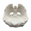 Artistic Display Tray Angel Wing Shape Plastic Texture-White 1