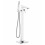 Dellonda Baridi Freestanding Bath Mixer Tap with Shower, Chrome - DH400 1