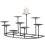Black Iron 9-Arm Fireplace Candle Holder 1
