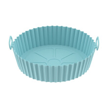 Tapete de silicone reutilizável para fritadeira elétrica Darzheoy, 7,5 polegadas