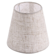 Klosz z tkaniny 14x14x13cm na żarówkę E14