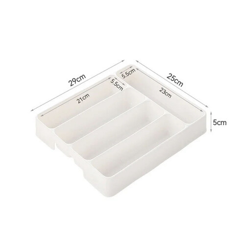 Cutlery Organizer Drawer Divider Tray4or5Compartments