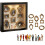 DIY Mini Gold Frame Kit with Figurines – 8 Frames, 10 1