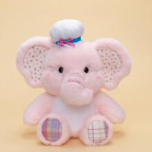 Elefanten-Plüschtier, weich, flauschig, hautfreundlich, 1 Stück