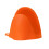 Mini maniques de cuisine en silicone orange (1 pièce) 1