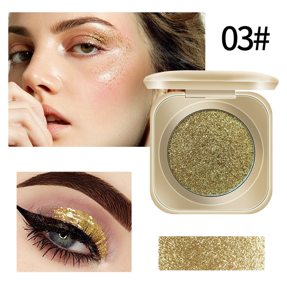 (C) Glitter Shadow Shadow Monochrome Eye Shadow Unique Glitter Eyeshadow Powder