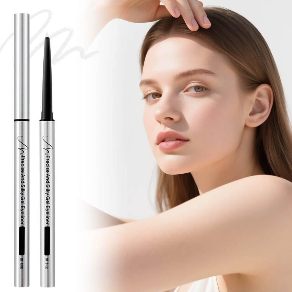 (D) Eyeliner Gel Pen Waterproof And Sweat  Eyebrow Pencil Outline Eyeliner Gel Pen 0.12g