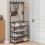 Free Standing Shoe Rack Metal 8 Double Hooks 4