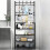 Free Standing Shoe Rack Metal 8 Double Hooks 5