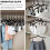 12-Pack Black Foldable Travel Hangers with 24 Clips 3