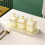 Luxury-Plated Spice Jar Set – Multi-Compartment, HIPS, 1