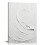 Ensemble de 3 toiles abstraites blanches et grises 1