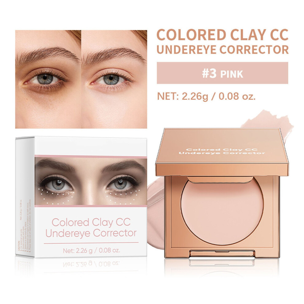 (C) Eye Highlighter Concealer Cream For Dark Spots And Blemishes - High Coverage Under Eye Brightening Makeup