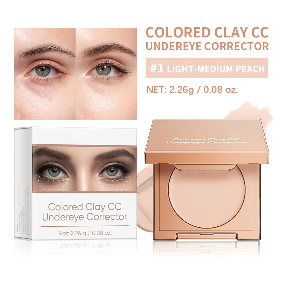 (A) Eye Highlighter Concealer Cream For Dark Spots And Blemishes - High Coverage Under Eye Brightening Makeup