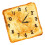 Funny Bread Toast Wall Clock With Accurate Quartzs-38cm 1