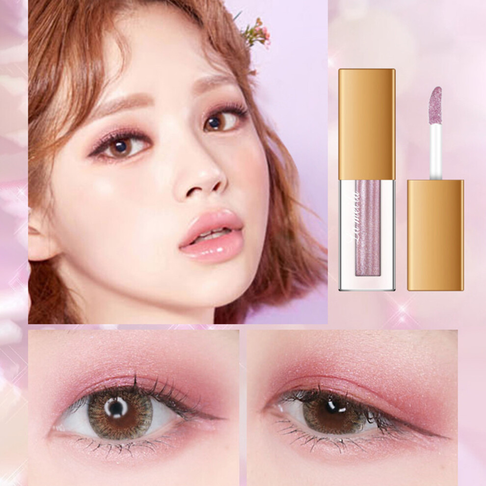 (Muliticolor) Pearlescent Liquid Eyeshadow Shining Liquid High Gloss Eyeshadow 2ml