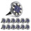 Solar LED Underground Lights Stainless Steel 1
