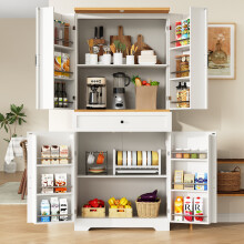 Credenza cucina moderna MDF 12 ante cassetti alto truciolato sala pranzo soggiorno