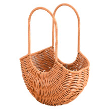Panier en osier Ă main pour fleurs, jardin et mariage
