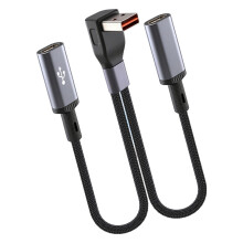 Adaptateur de téléphone portable USB-2 Coudes femelles de type C