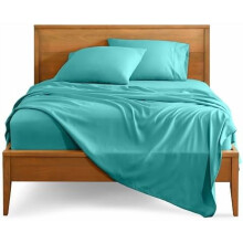 Lakenset voor een tweepersoonsbed – Ultrazachte, geborstelde microvezel,