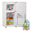 Frigorífico combinado retrô de 60L, congelador de 22L, 89cm, creme, E 1