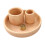 Ceramic Candle Holders Set of 2 – Minimalist White Matte 1