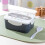 Microwave-Safe Plastic Lunch Box 7.24 x 5.28 x 3.07 in 1