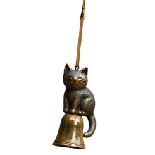 Car Interior Hanging Decoration Artistic Cats Wind Chimes-C