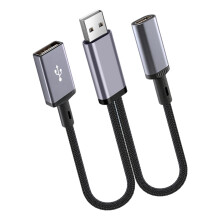 Adaptateur de téléphone-Tête droite femelle USB de type C