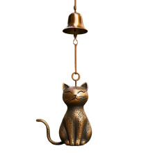 Artistic Cats Wind Chimes Hanging Ornament for Patio Balcony-D