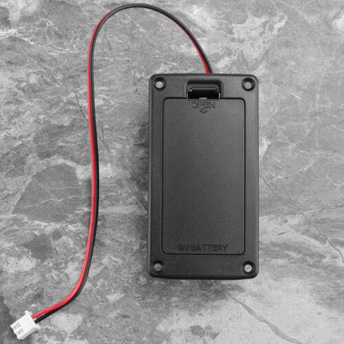 Boîtier de pile plat 9V pour micros actifs de guitare