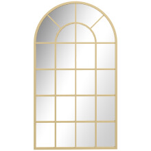 Espejo pared armario 110x62cm decorativo colgante marco metal dorado dormitorio sala estar