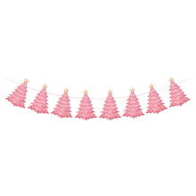 Pink Triangular Banner Flag Decoration