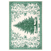 Tapete para árvore de Natal de 60x90cm, antiderrapante e lavável.