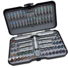 79 In 1 Precisions Magnetic Ratcheting Screwdriver Set Featuring