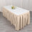 Polyester tafelrok 21ft x 29in huidskleur 1