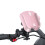 Handle Bar/Rear View Mirror Mounted Shockproof-Pink handlebar 1