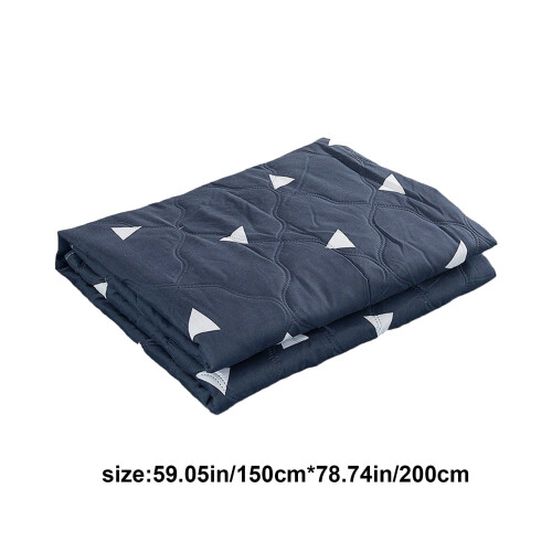 Cooling Comforter Geometric Quilted Reversible 59"x79" 2
