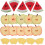 20 tranches de fruits artificiels : pastèque, ananas, pomme 1