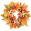 Fall Wreath with Lights, Berries and Pumpkins 30cm 1