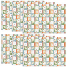 Linen-Polyester Placemats Set of 4, 12 x 18 Inch
