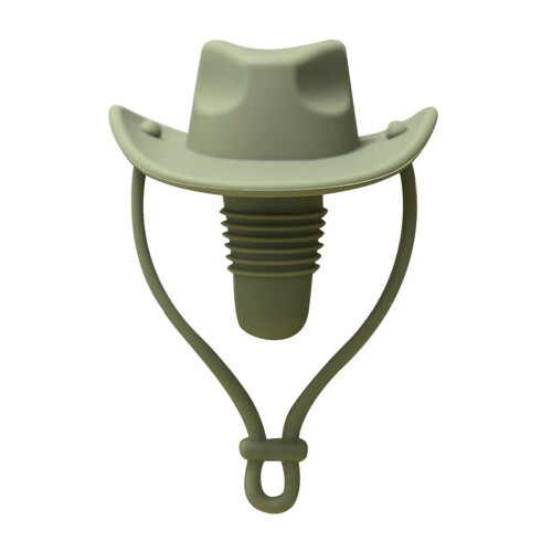Cowboyhat Champagneprop Grøn Silikone 1 stk.