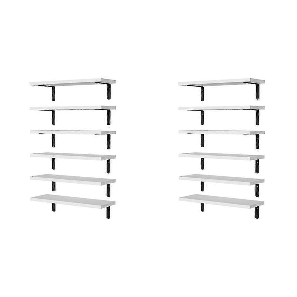 Floating Shelves,Wooden Floating Shelves For Wall Decor,White 4973492224895