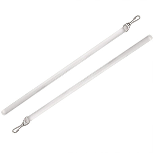 Drapery Operating Stick Clear2Pack17Inch