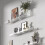 Transparent Acrylic Floating Shelf 30x10cm 1