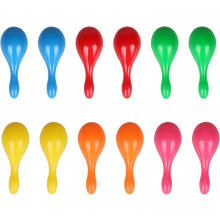 6-palcové neónové maracas, balenie 12 kusov