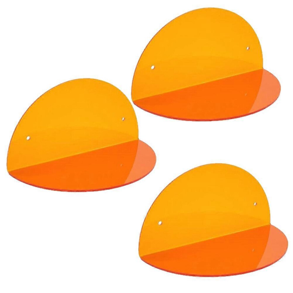 3 Pack Acrylic Shelves For Wall -Wall Shelf, Floating Shelves Display Ledges & Home Decor Acrylic Wall Shelves 4695330361141