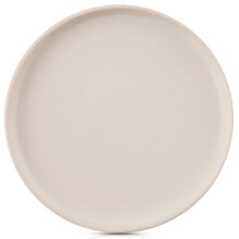 Keramik-Speiseteller, cremefarben, 26,5 cm, spülmaschinenfest